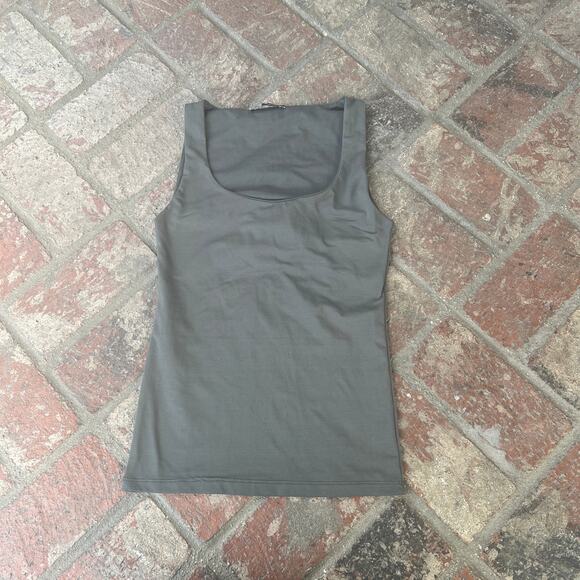Zara Green Sleeveless Tank Top Size S - Picture 1 of 3